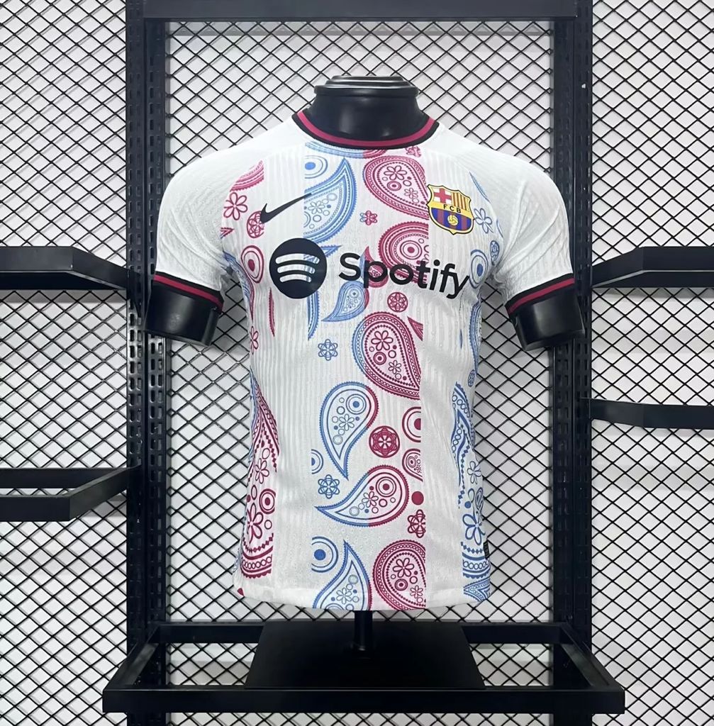 Barcelona 2024/25 Special Edition White Jersey Player Version