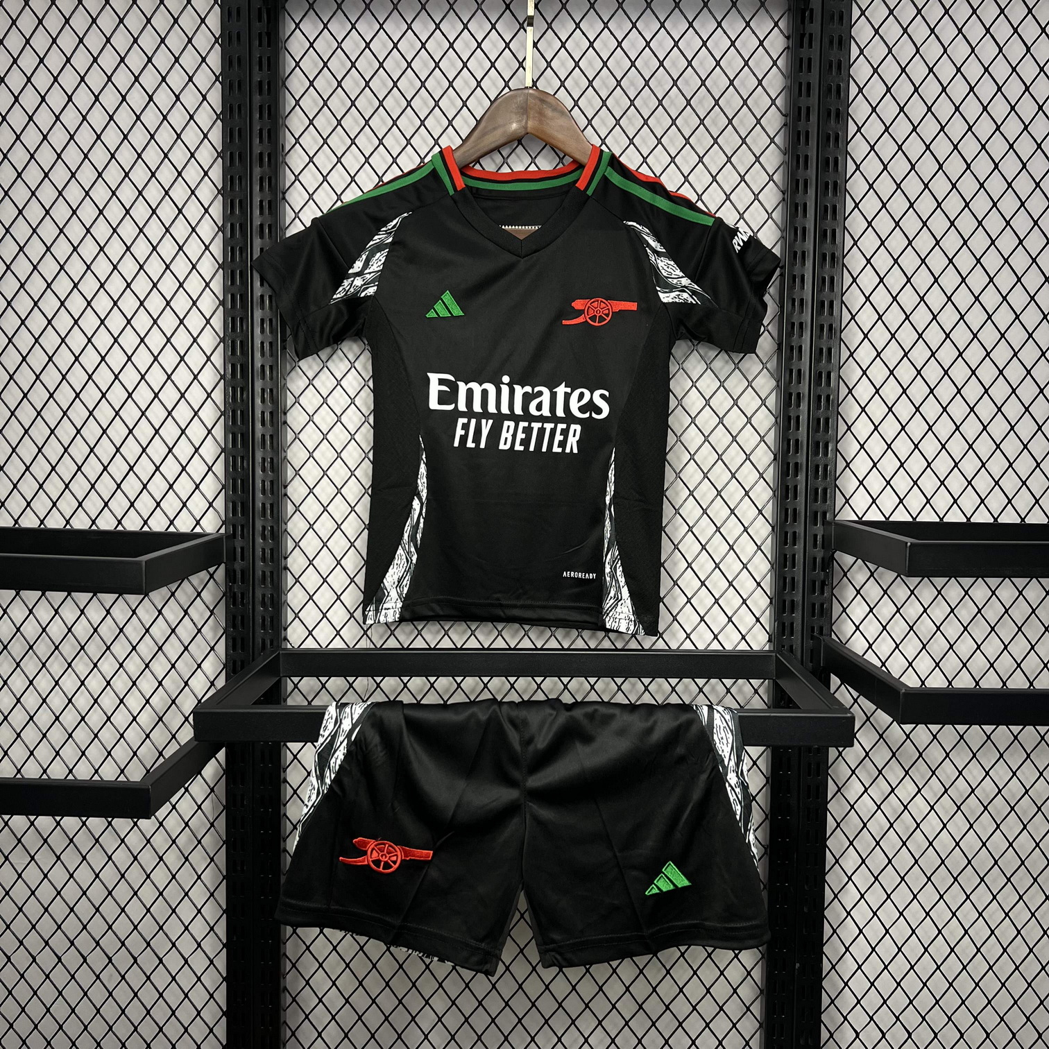 Arsenal 2024/25 Away Kids Kit