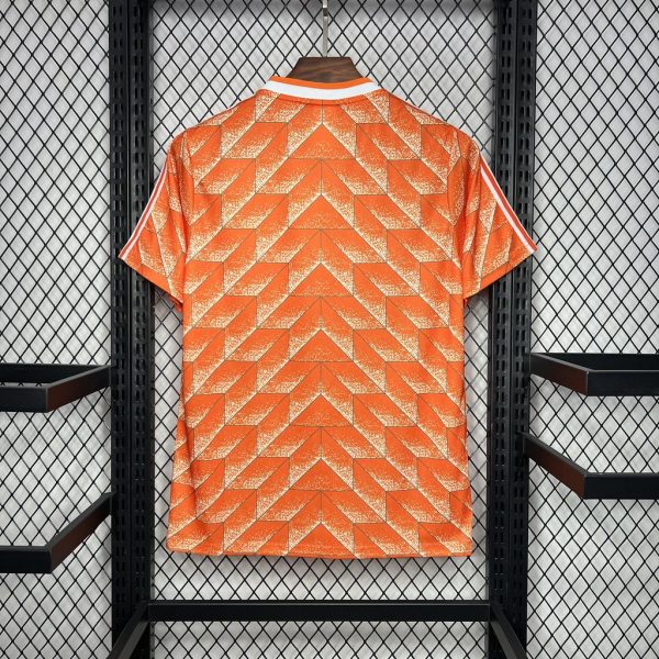 Netherlands 1988 Home Retro Jersey - 图片 5