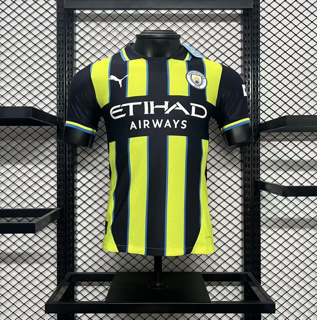 Manchester City 2024/25 Away Jersey Player Version