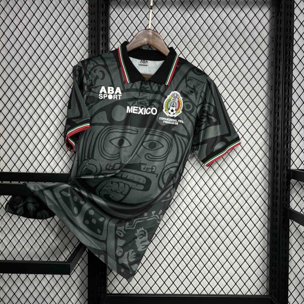 Mexico 1998 Fourth Retro Jersey - 图片 3
