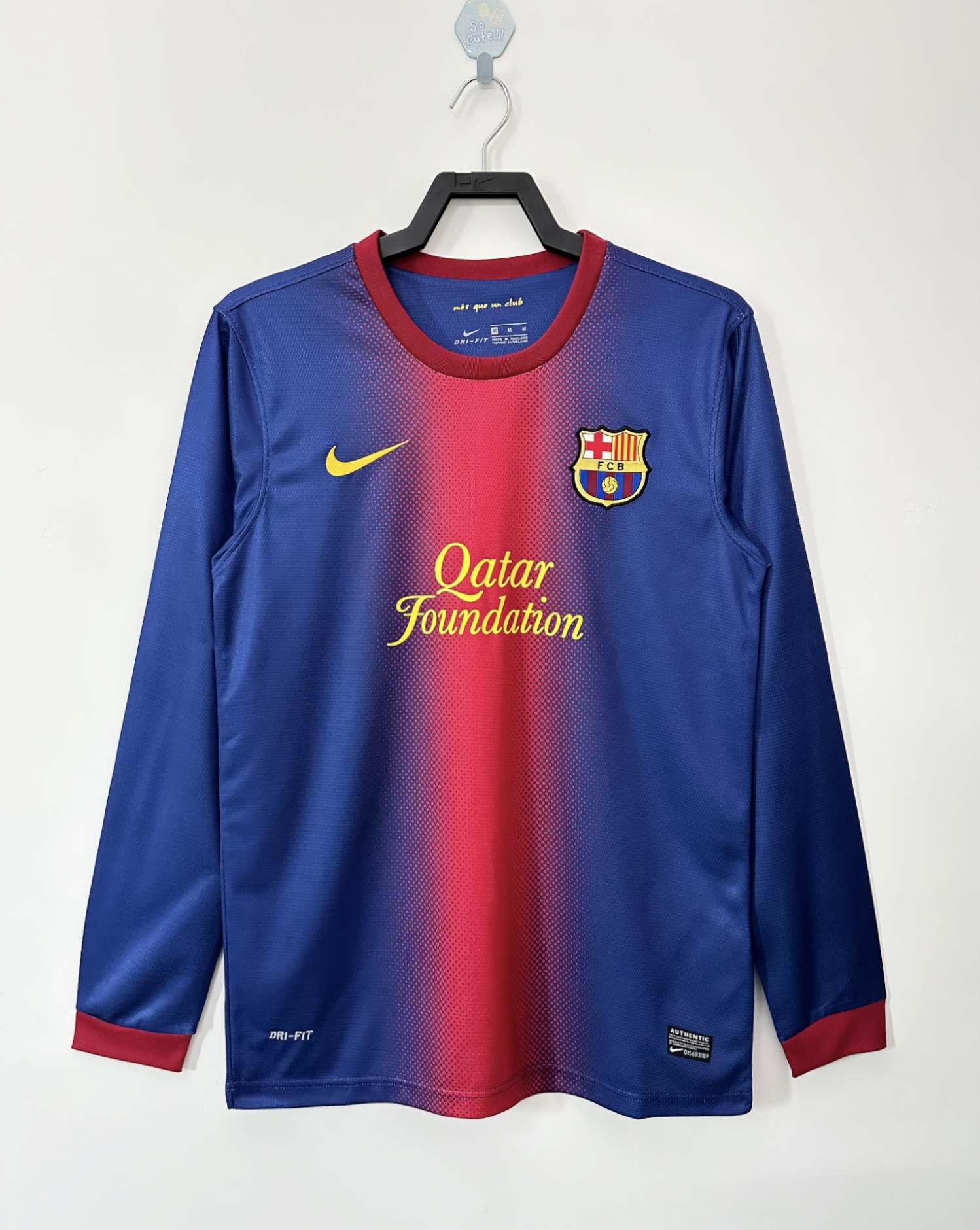 2012-13 Barcelona home long sleeves
