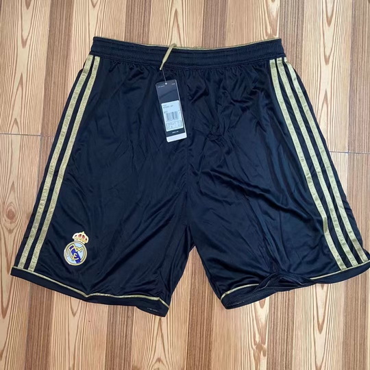 11/12 Real Madrid Away Pants - Black and Gold
