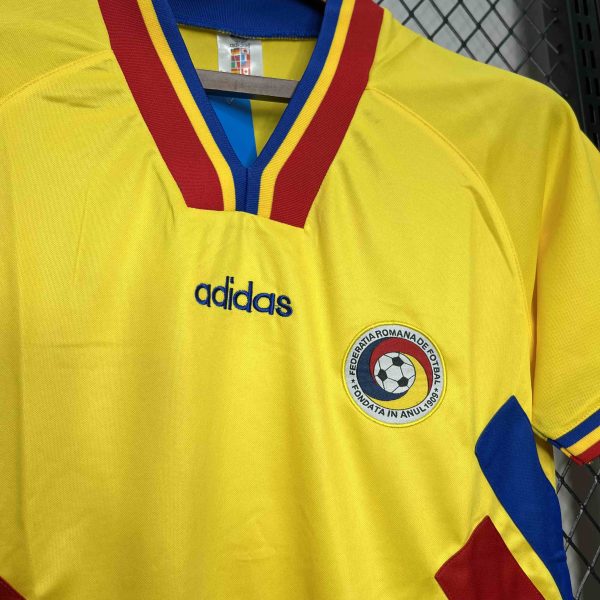 Romania 1994 Home Retro Jersey - 图片 6