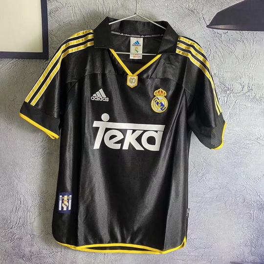98-00 Real Madrid Away Short Sleeve - Black
