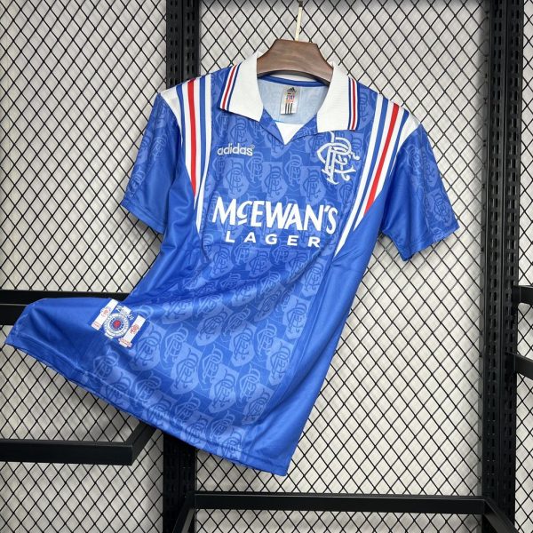 Rangers 1996/97 Home Retro Jersey - 图片 5