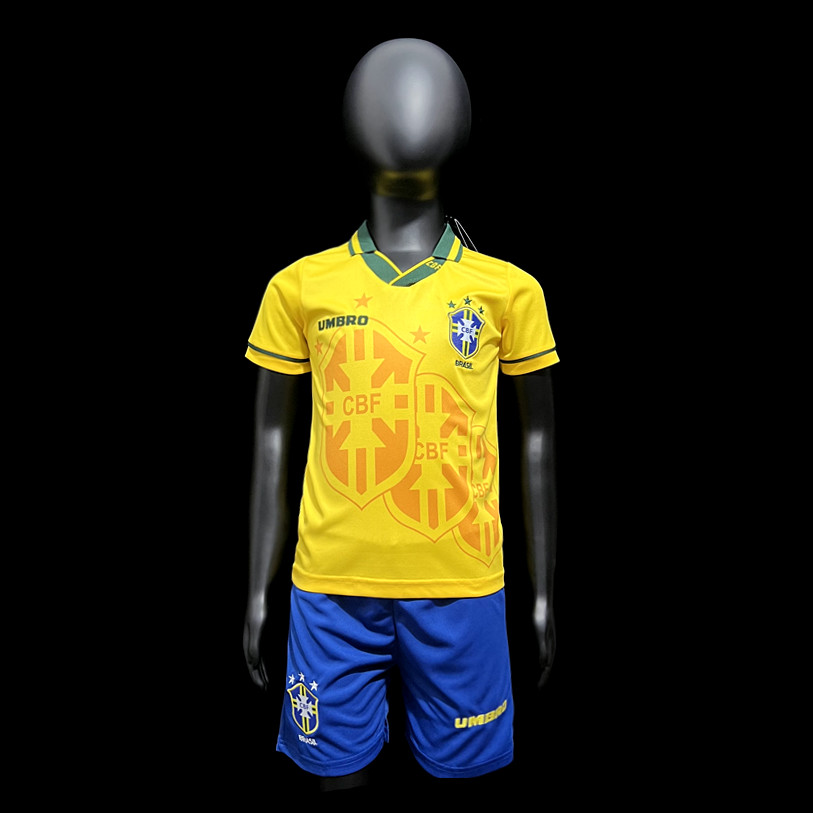 Retro 1994 Brazil home kids