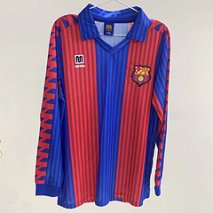91/92 Barcelona home long sleeve