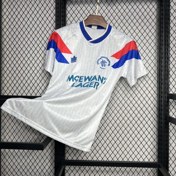 Rangers 1990/92 Away Retro Jersey - 图片 7
