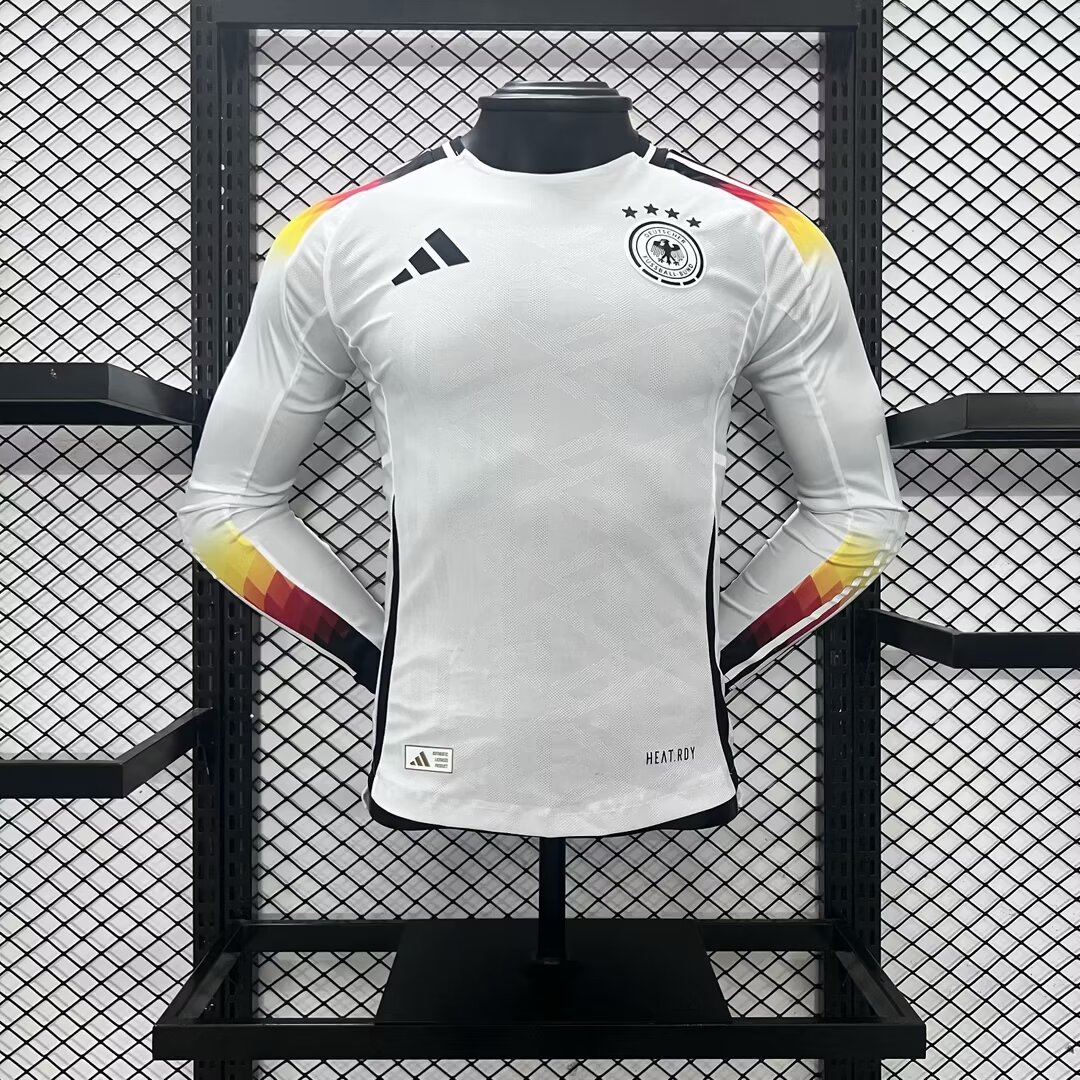 Germany 2024/25 Euro Home Long Sleeves Jersey – Player Version