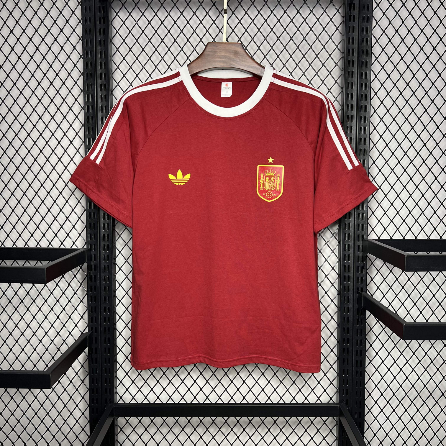 Spain 2024/25 Euro Retro style Jersey