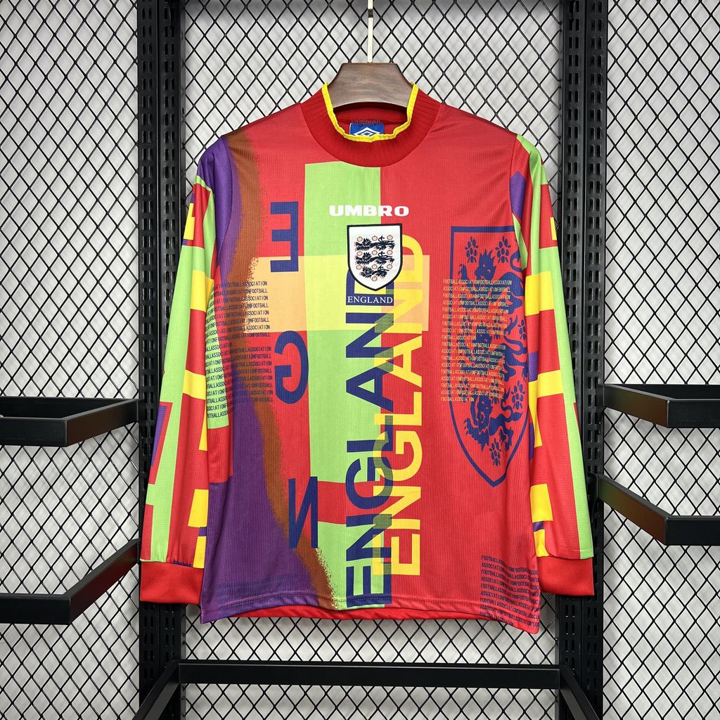 England 1995/96 goalkeeper Long Retro Jersey