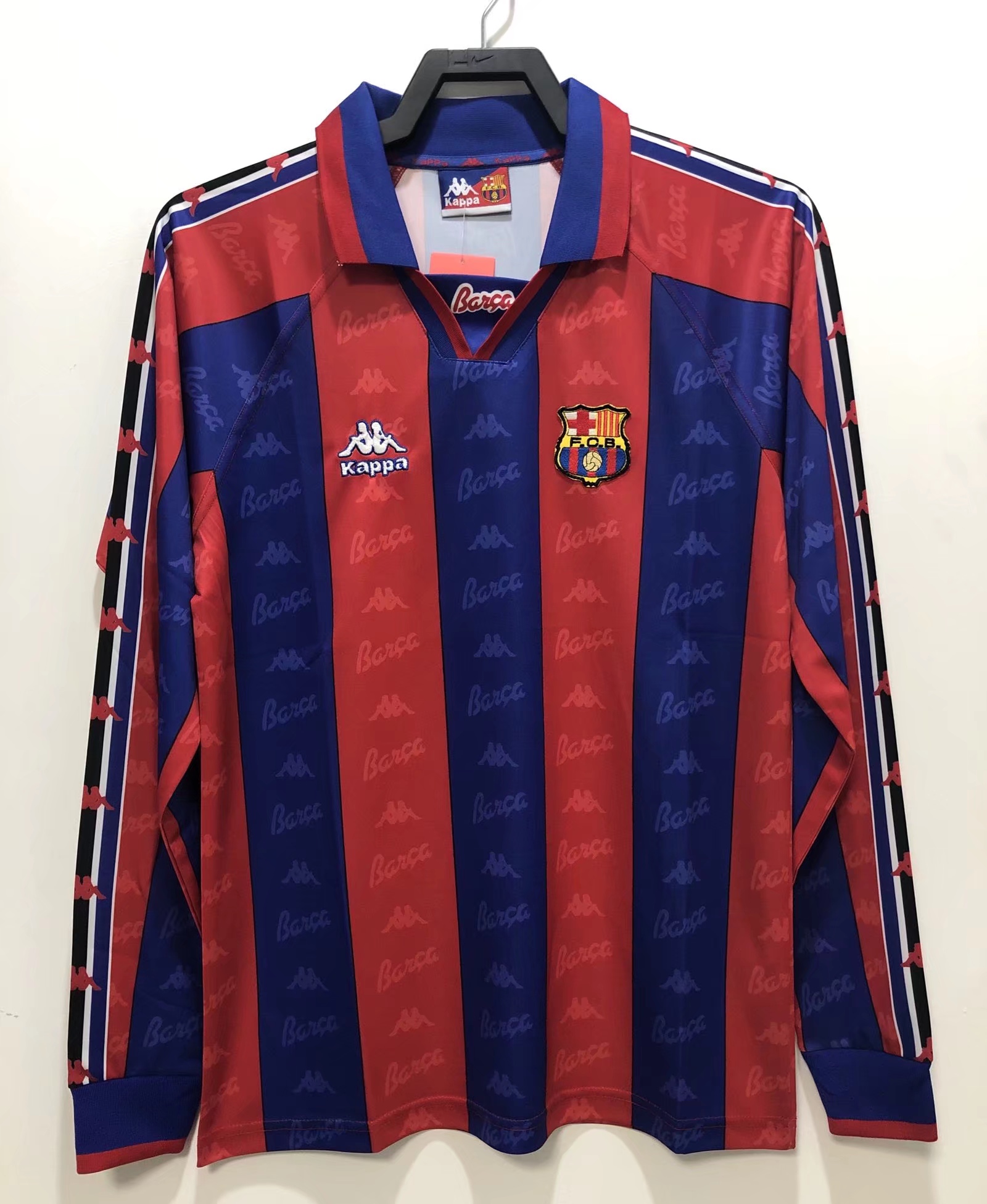 96/97 Barcelona home long sleeves