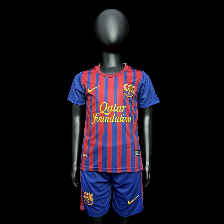 Retro Barcelona 11/12 home kids