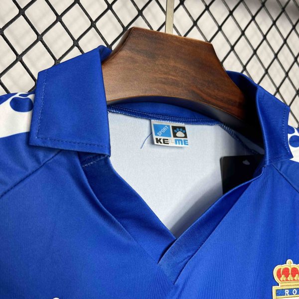 Real Oviedo 1990/91 Home Retro Jersey - 图片 2